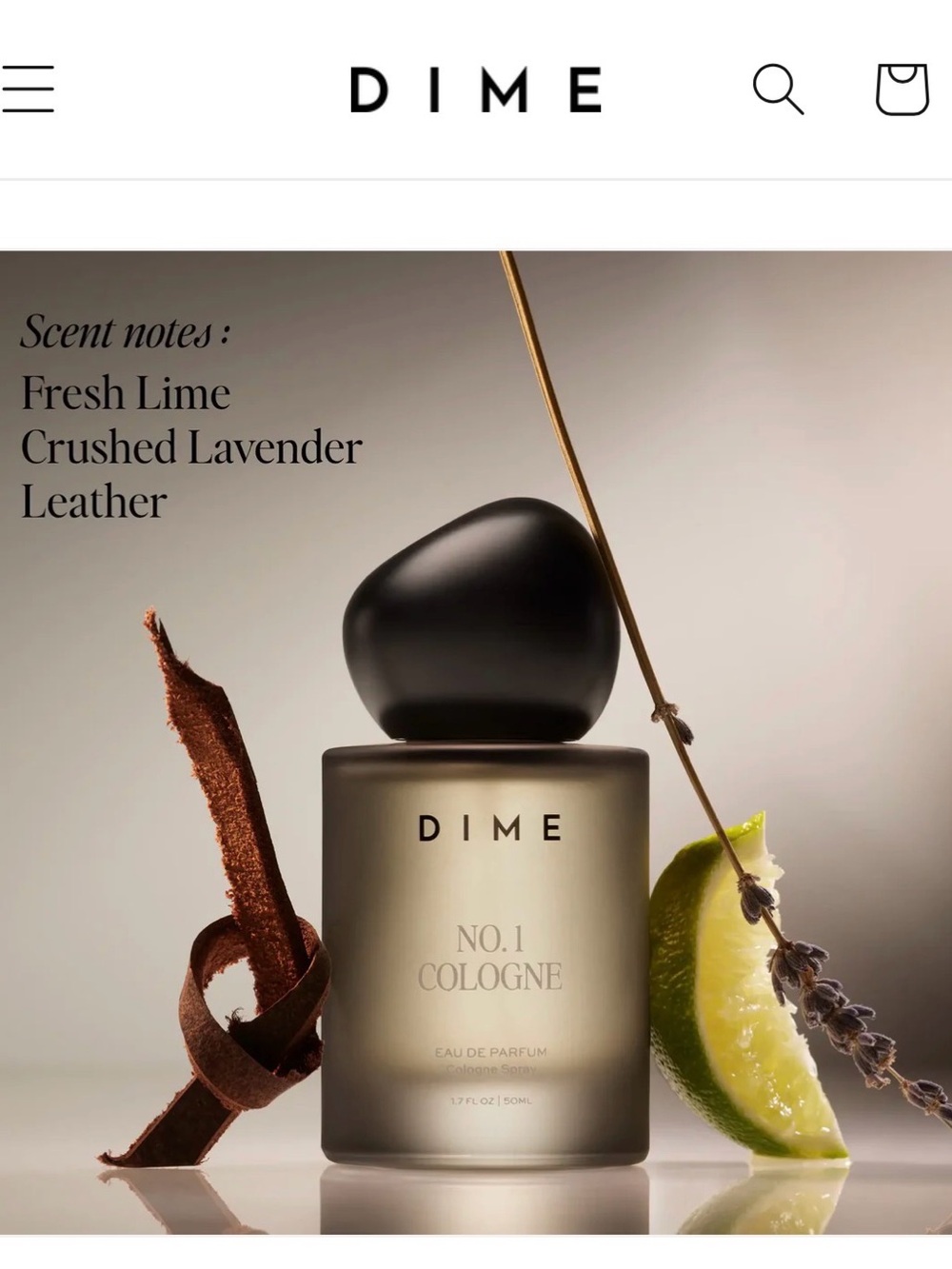 NIB DIME No. 1™ Cologne - Picture 2 of 5